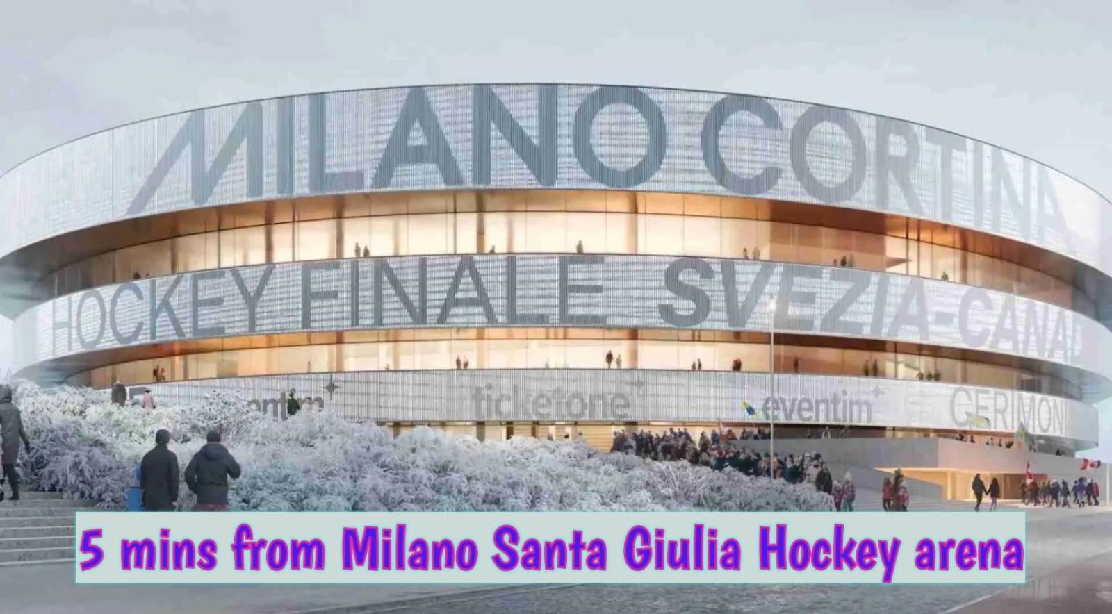 Mini Loft Fabrique - Milano Santa Giulia Hockey Arena Lägenhet Exteriör bild